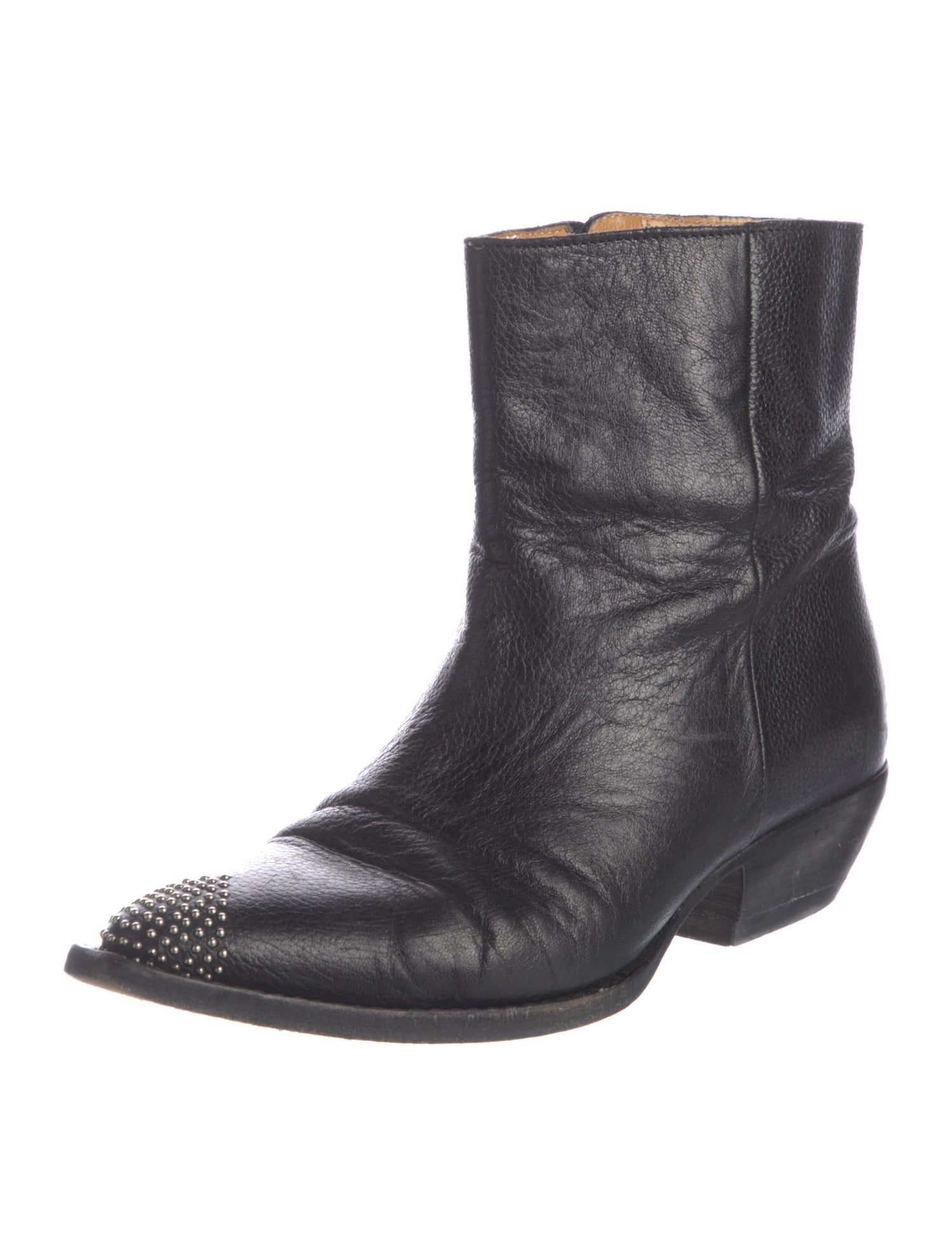 Iro Leather Studded Accents Boots