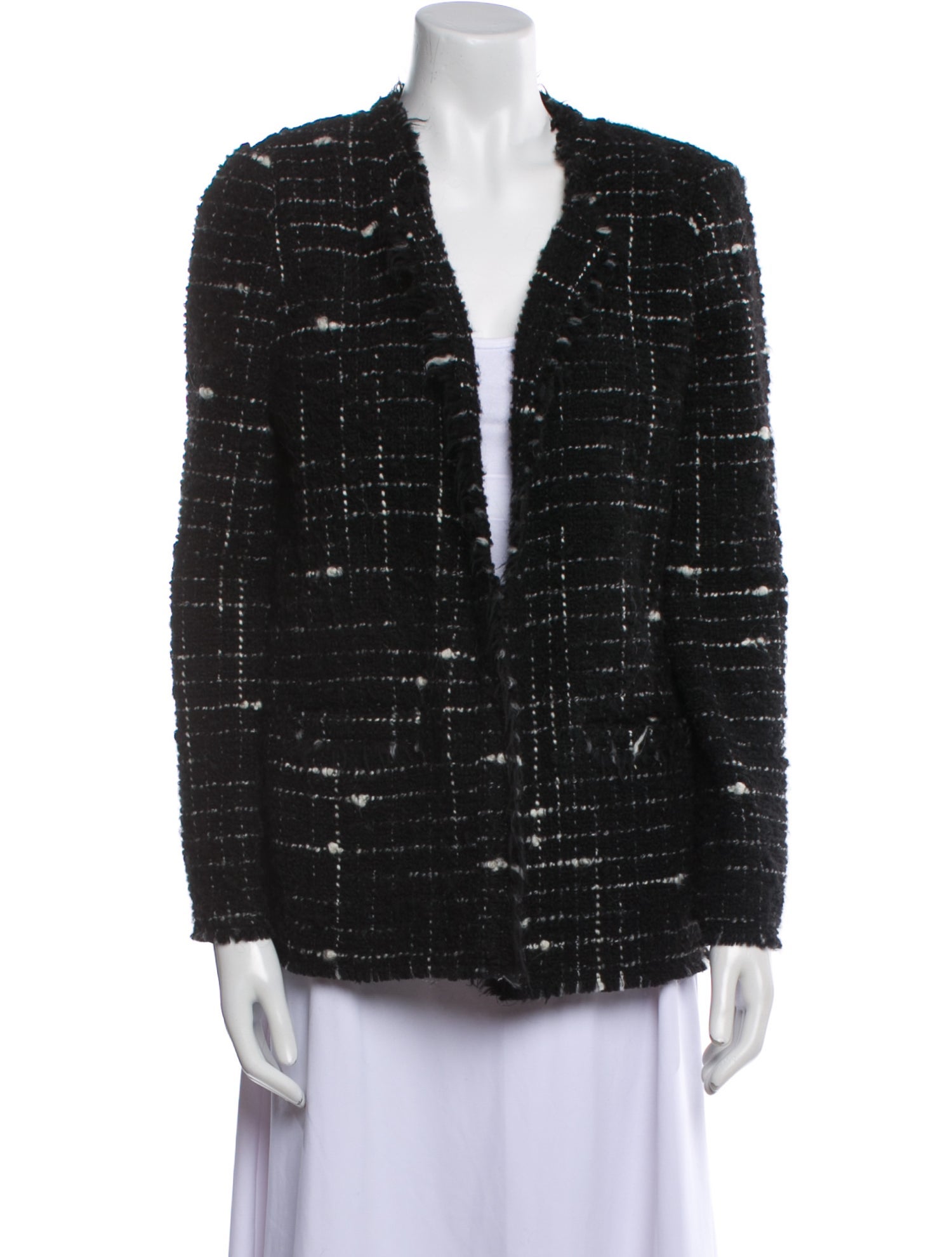Iro Tweed Pattern Jacket