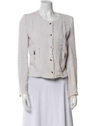 Iro Tweed Pattern Evening Jacket