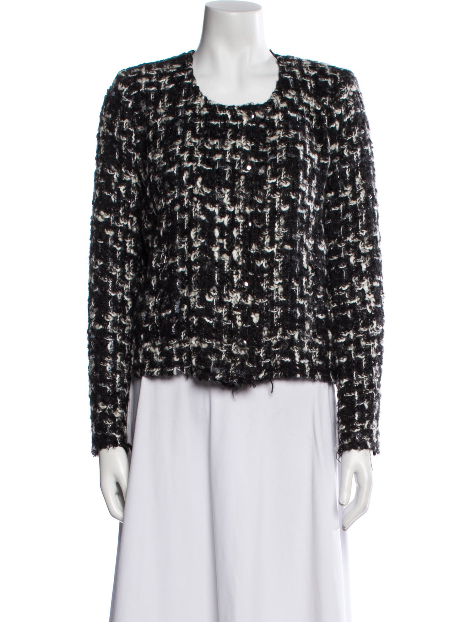 Iro Tweed Pattern Evening Jacket