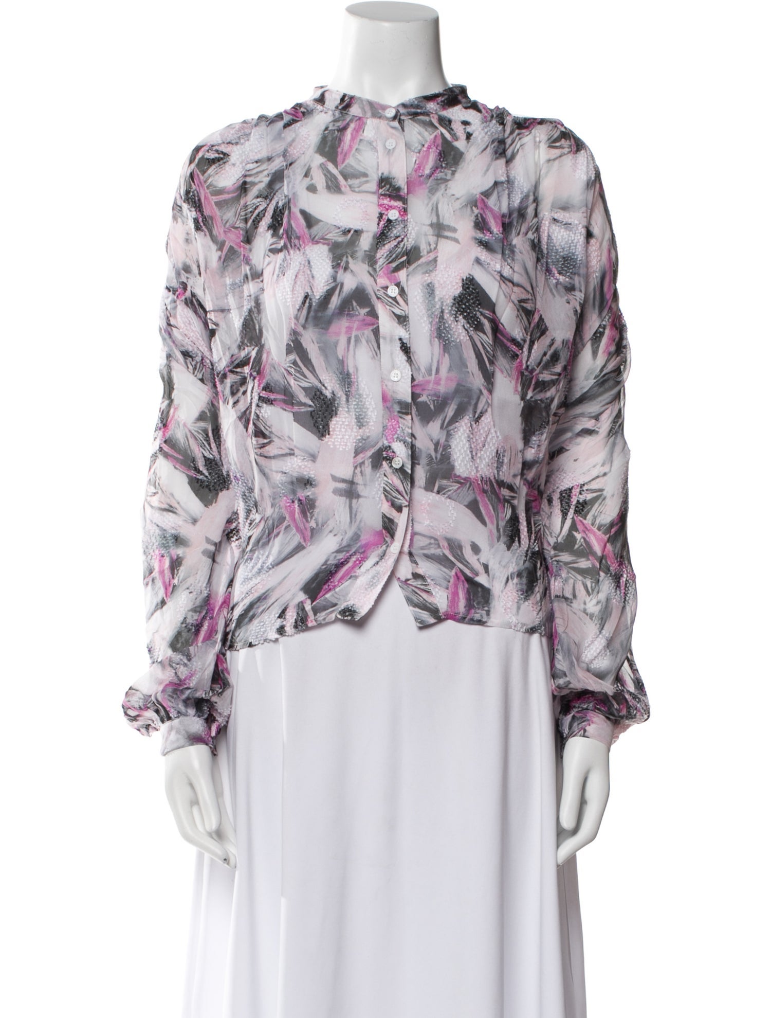 Iro Silk Printed Blouse