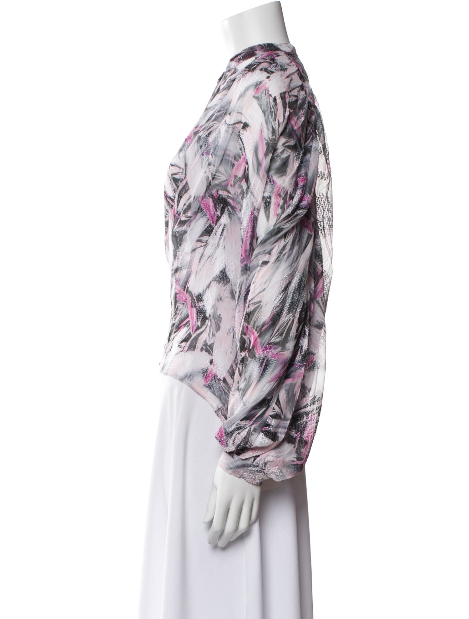 Iro Silk Printed Blouse