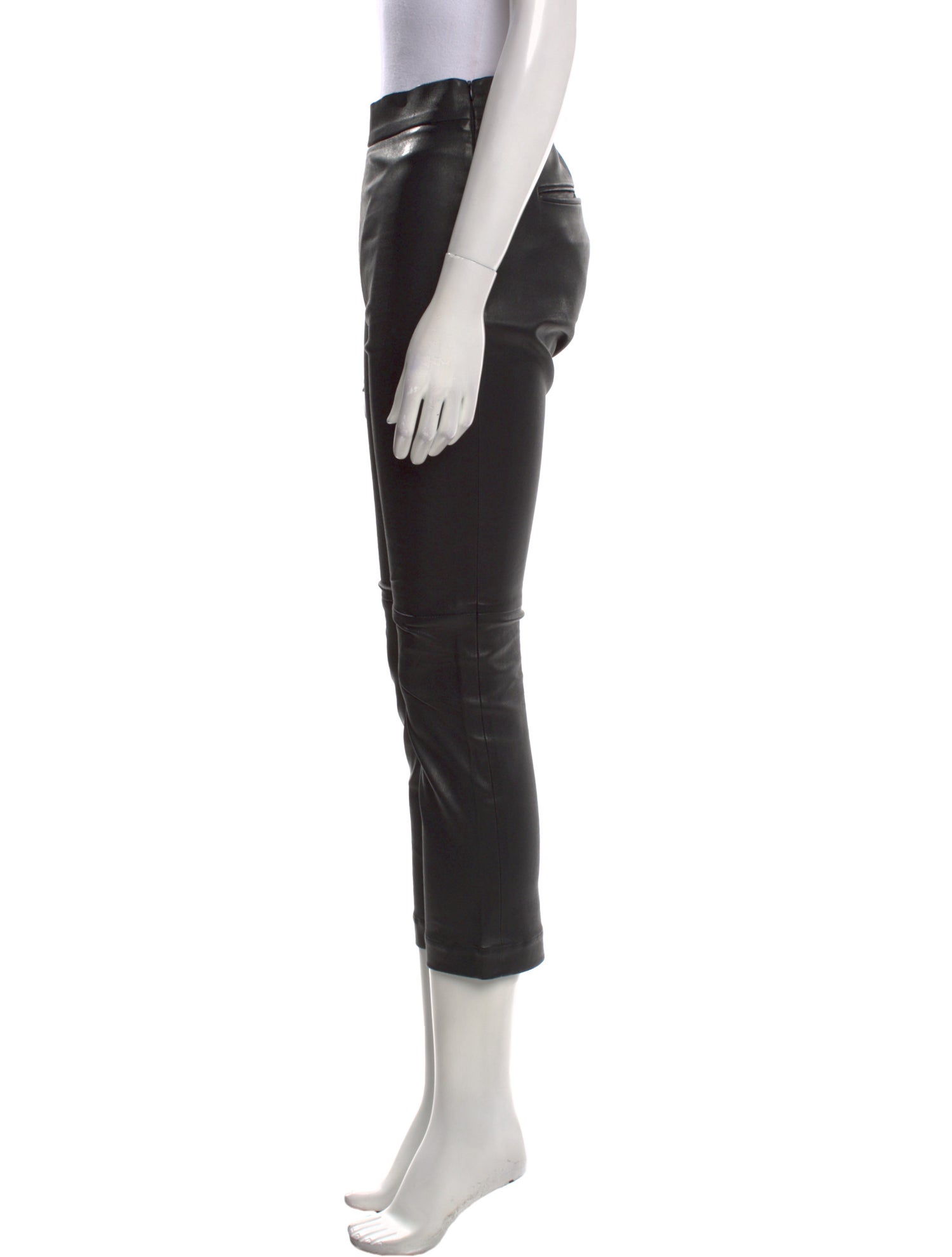 Iro Lamb Leather Straight Leg Pants
