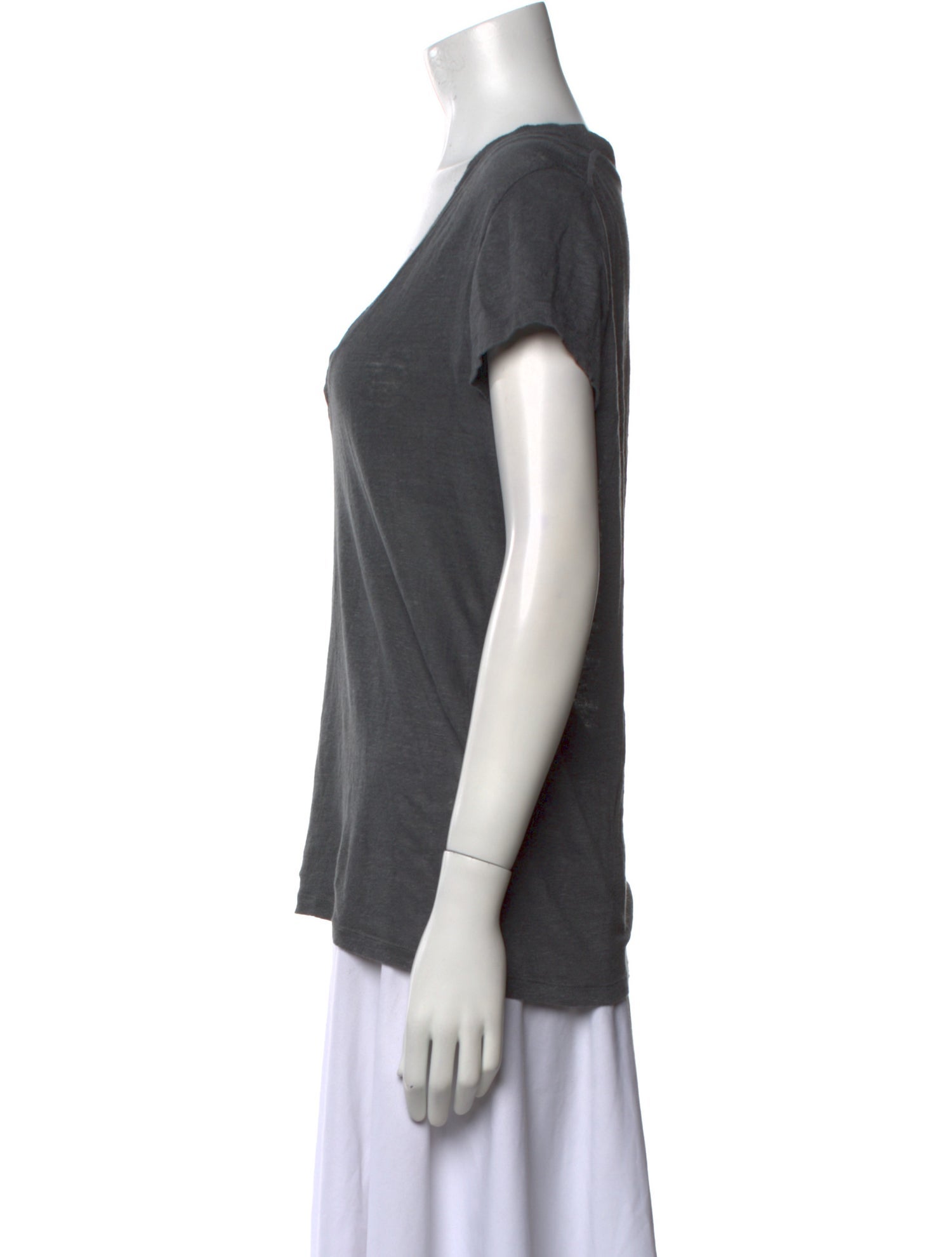 Iro Linen V-Neck T-Shirt