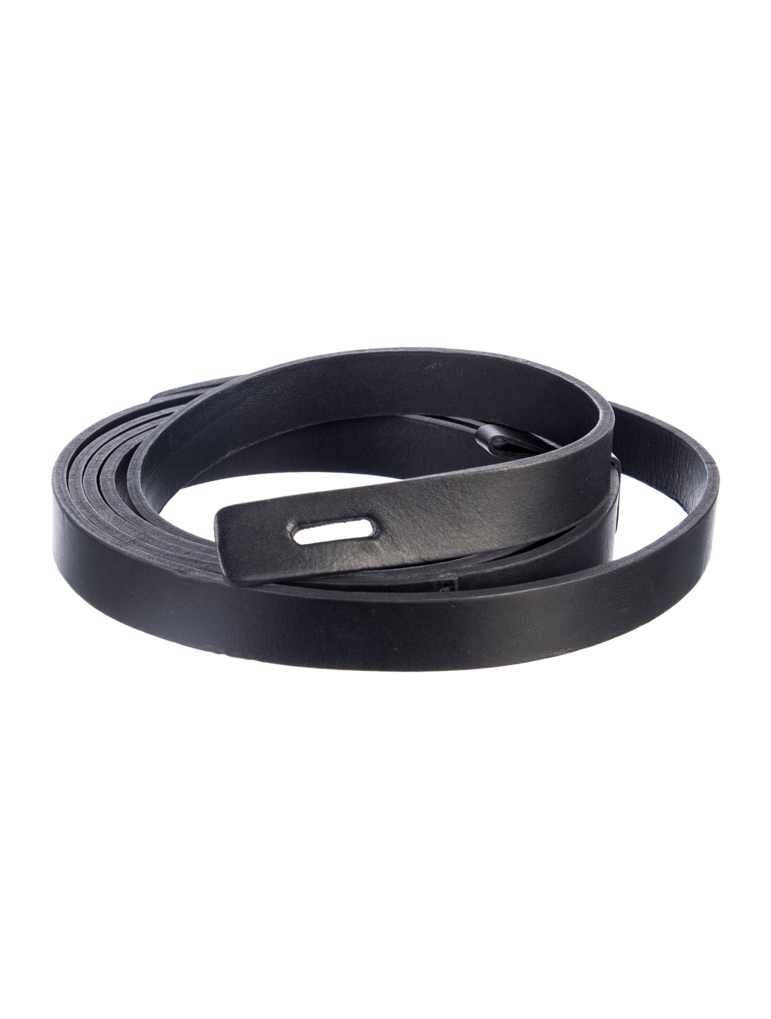 Iro Skinny Leather Waist Belt
