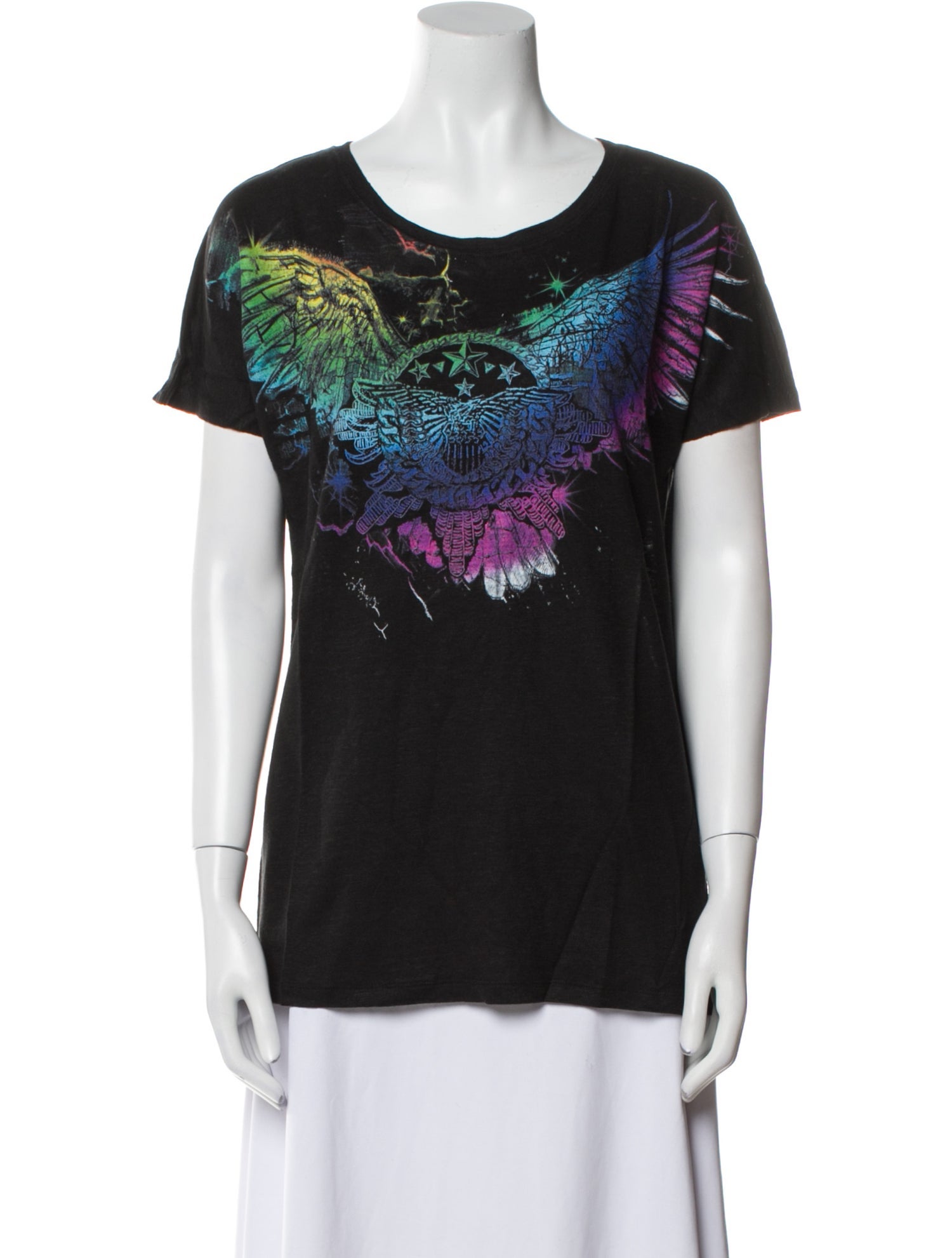 Iro Linen Graphic Print T-Shirt