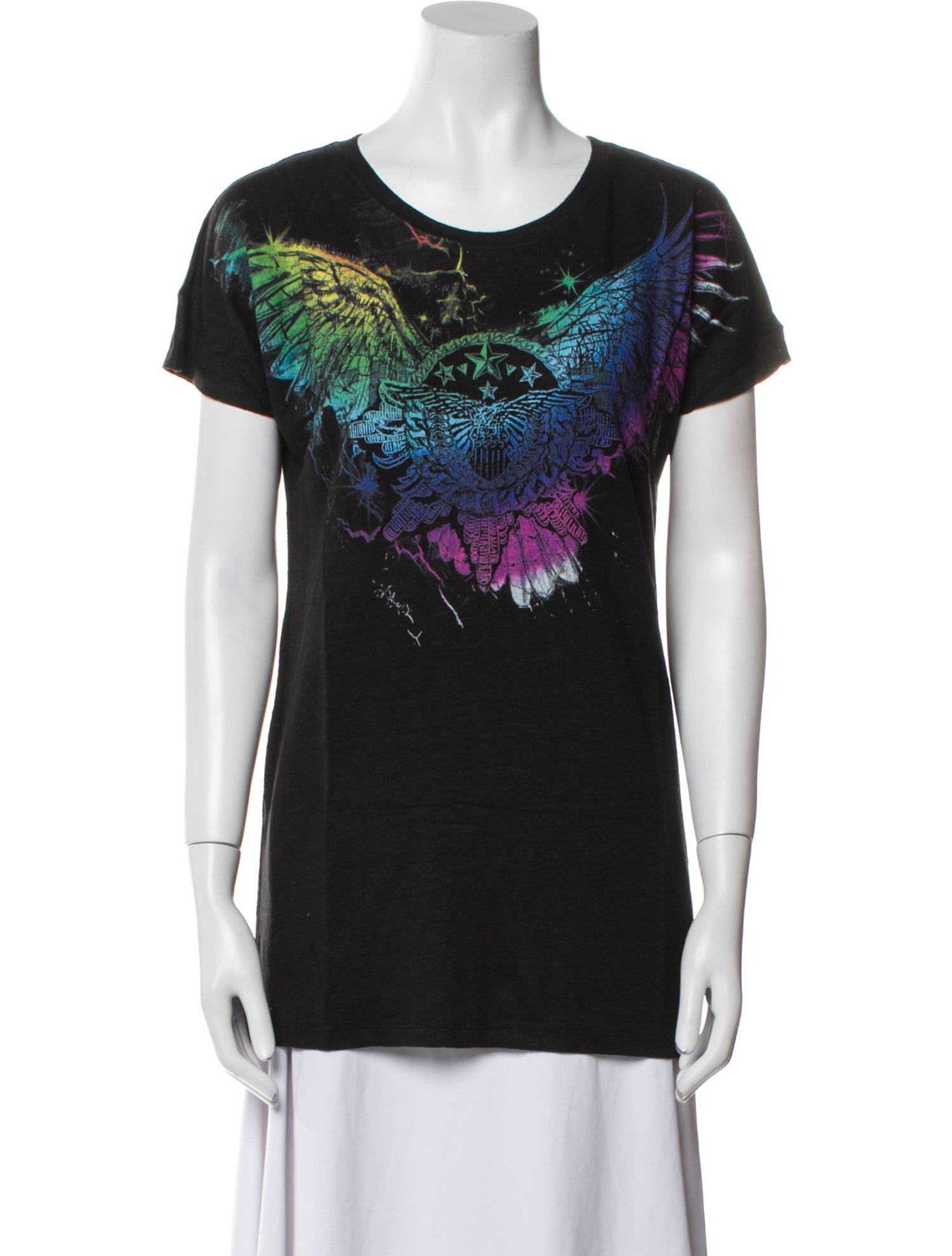 Iro Linen Graphic Print T-Shirt