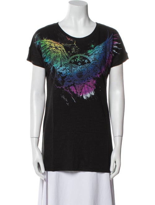 Iro Linen Graphic Print T-Shirt