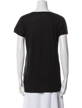 Iro Linen Graphic Print T-Shirt