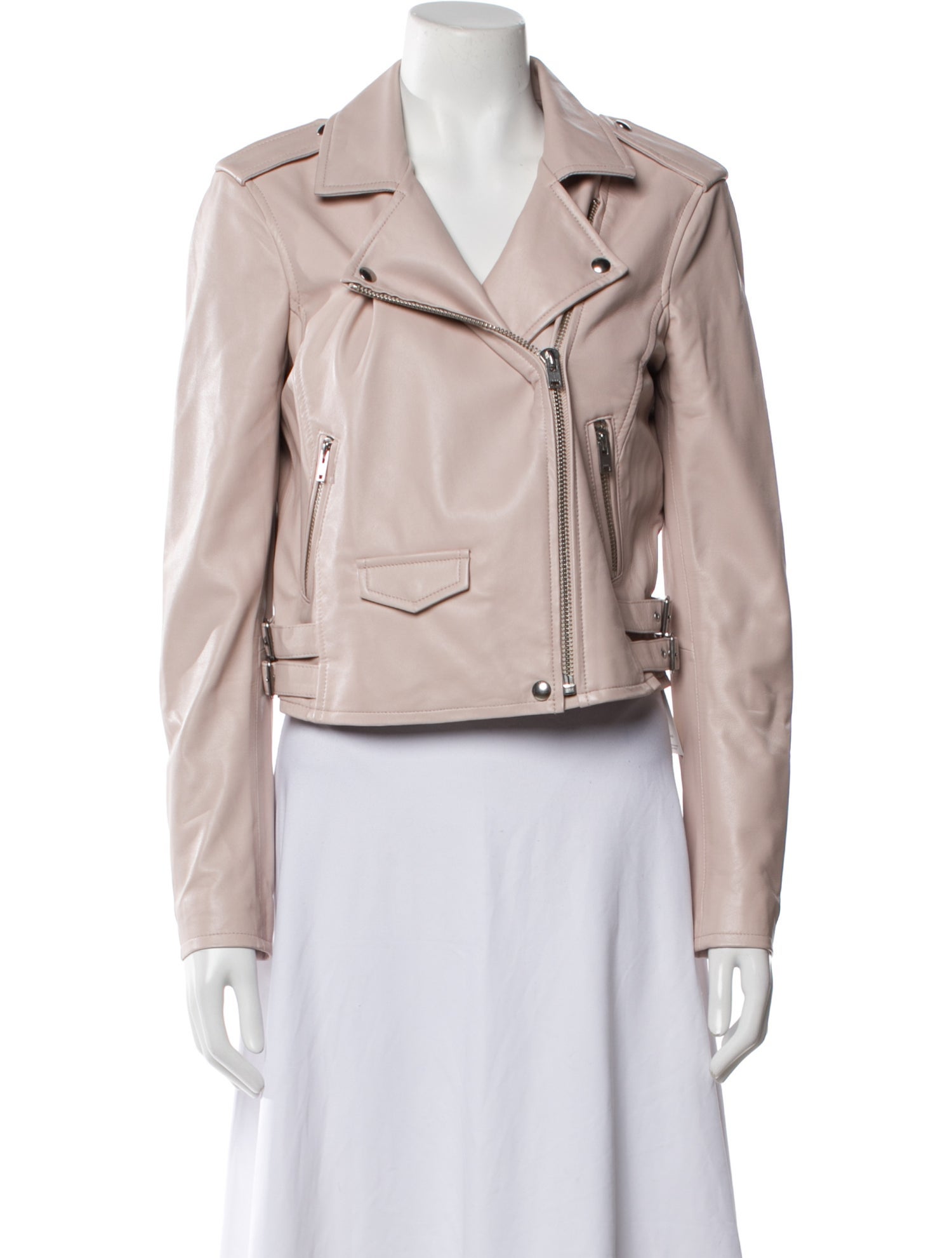 Iro Lamb Leather Biker Jacket