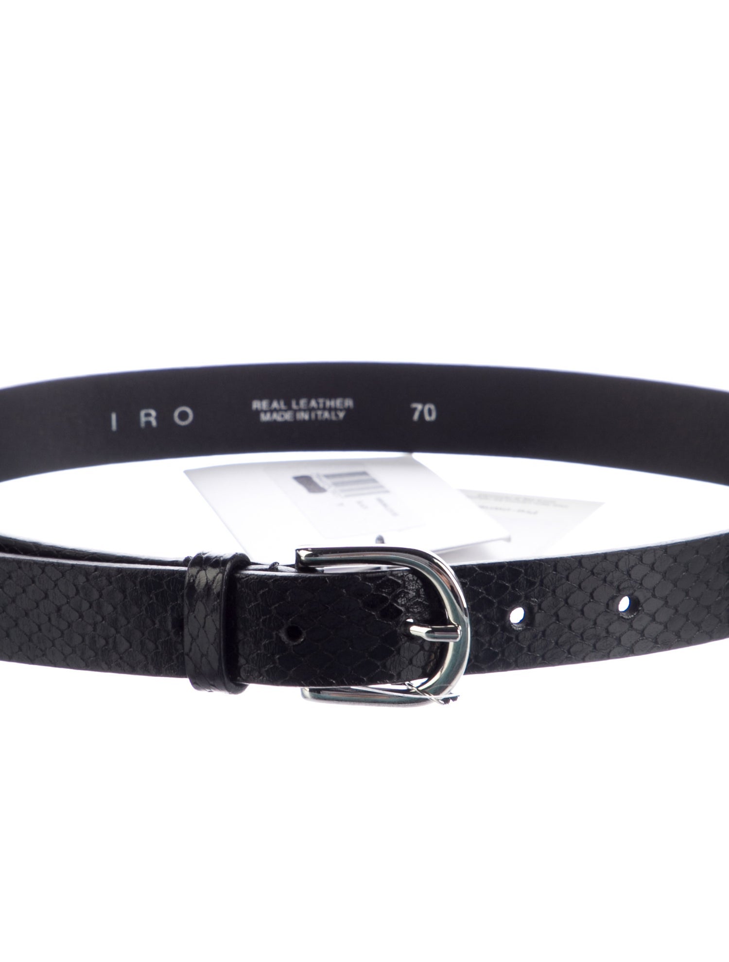 Iro Skinny Leather Belt