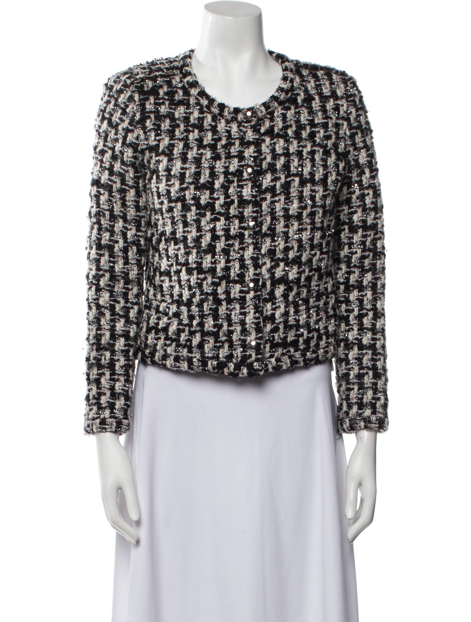 Iro Tweed Pattern Evening Jacket