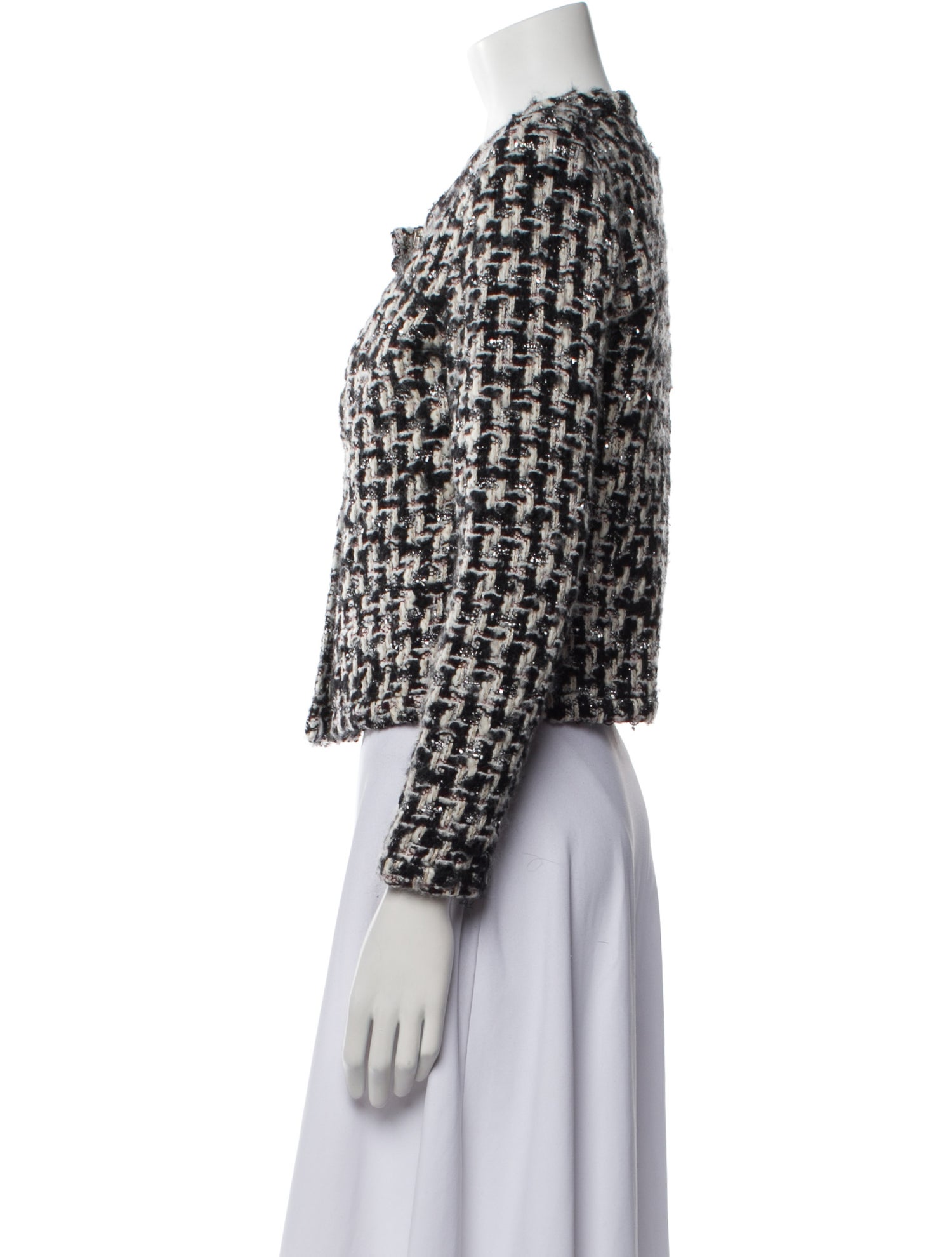 Iro Tweed Pattern Evening Jacket