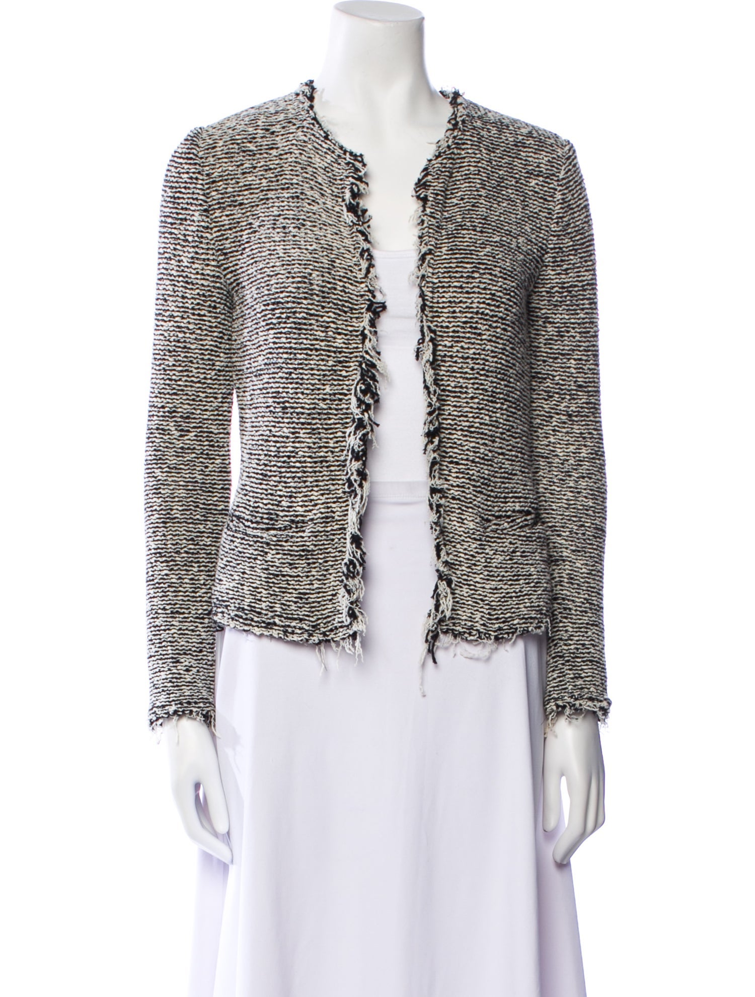 Iro Tweed Pattern Jacket