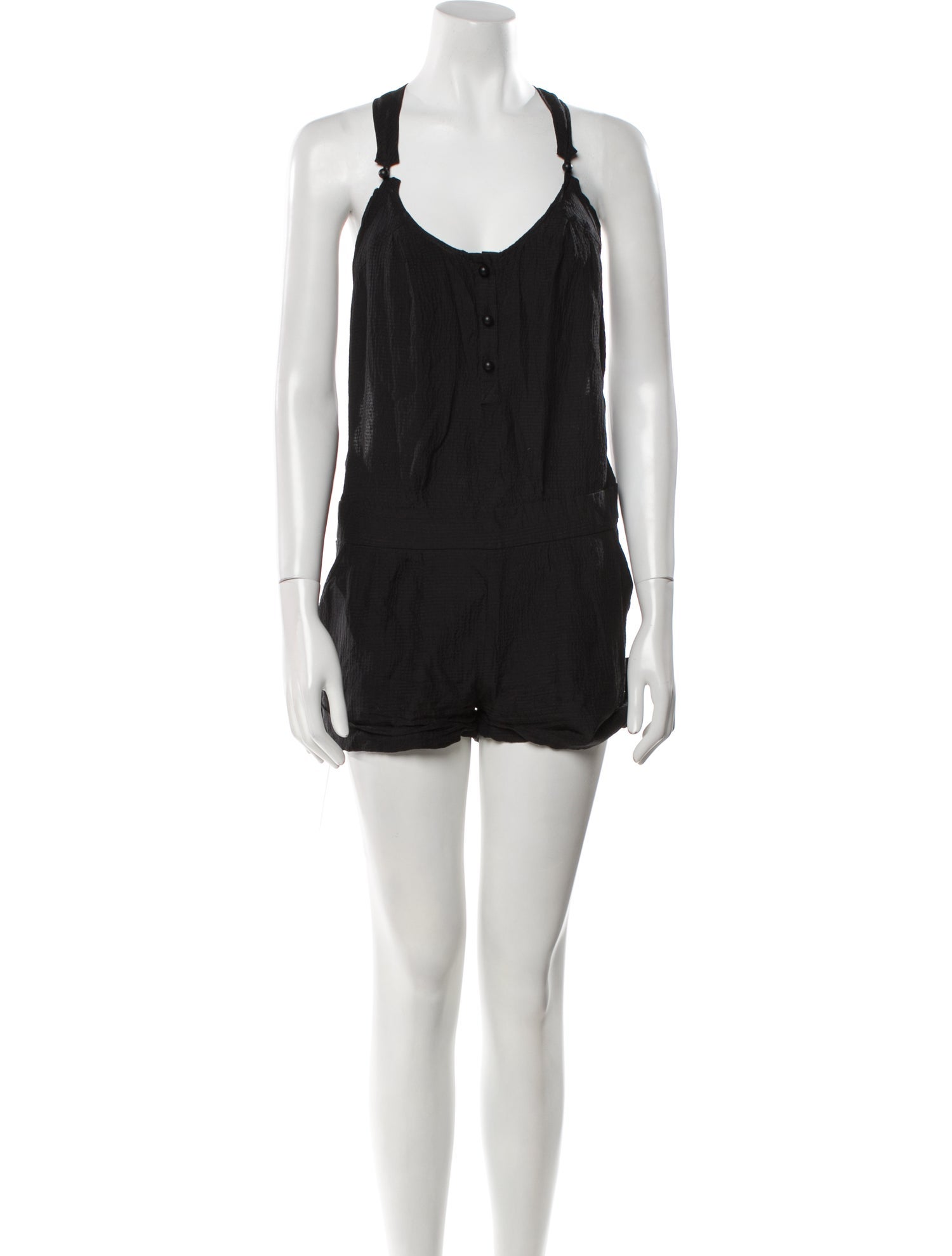 Iro Silk Scoop Neck Romper