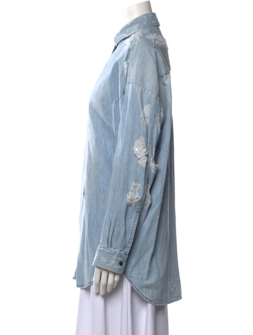 Iro Long Sleeve Button-Up Top