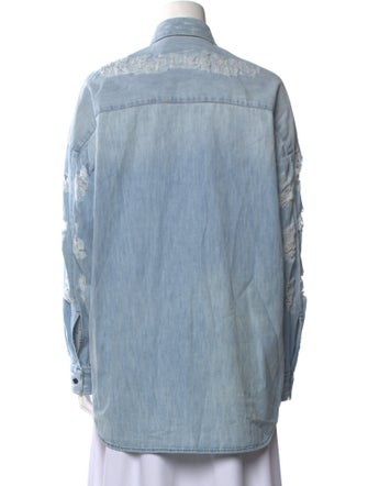 Iro Long Sleeve Button-Up Top