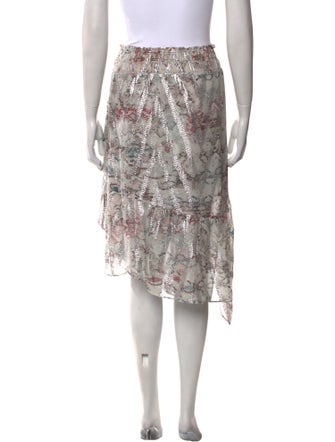 Iro Silk Midi Length Skirt