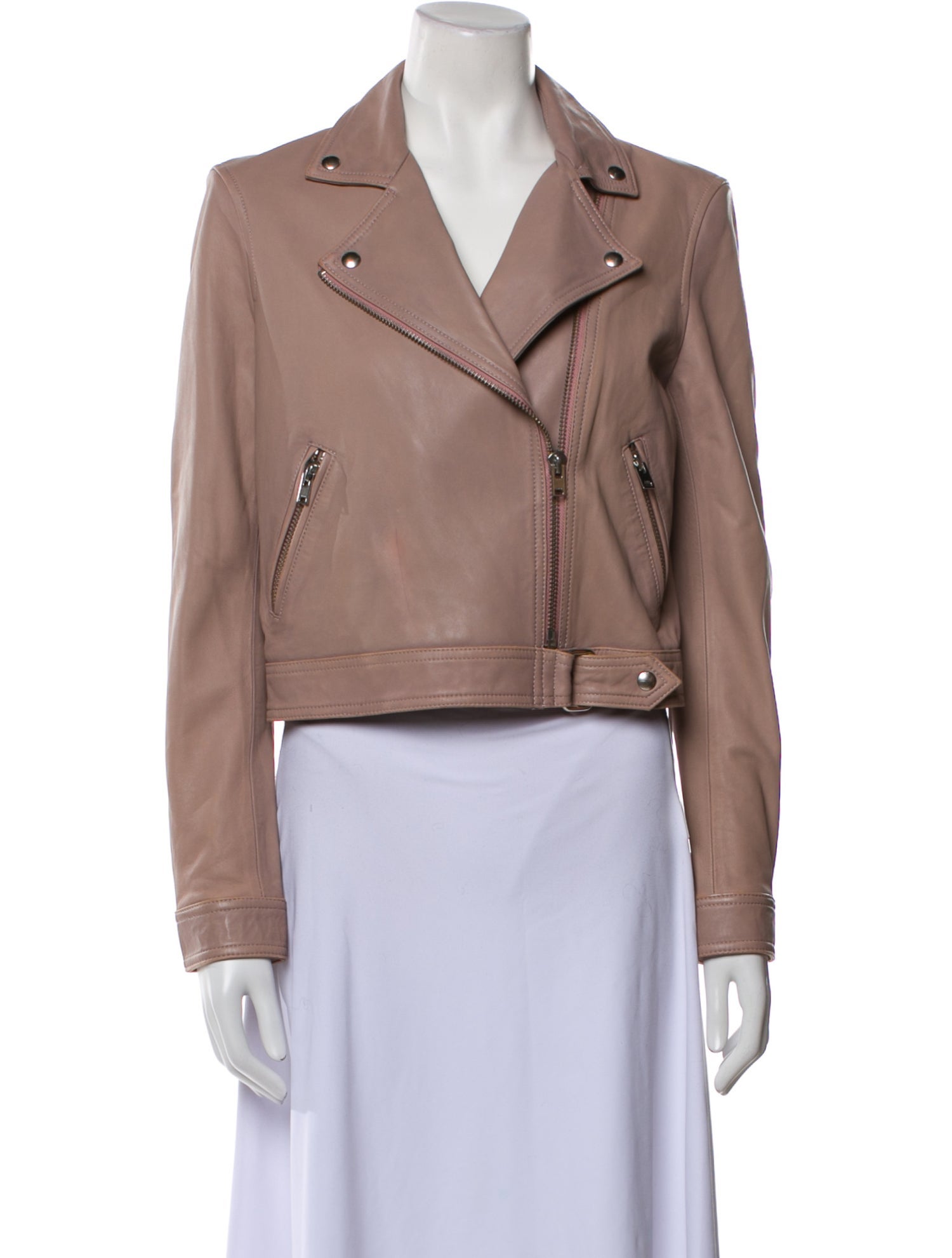 Iro Lamb Leather Biker Jacket