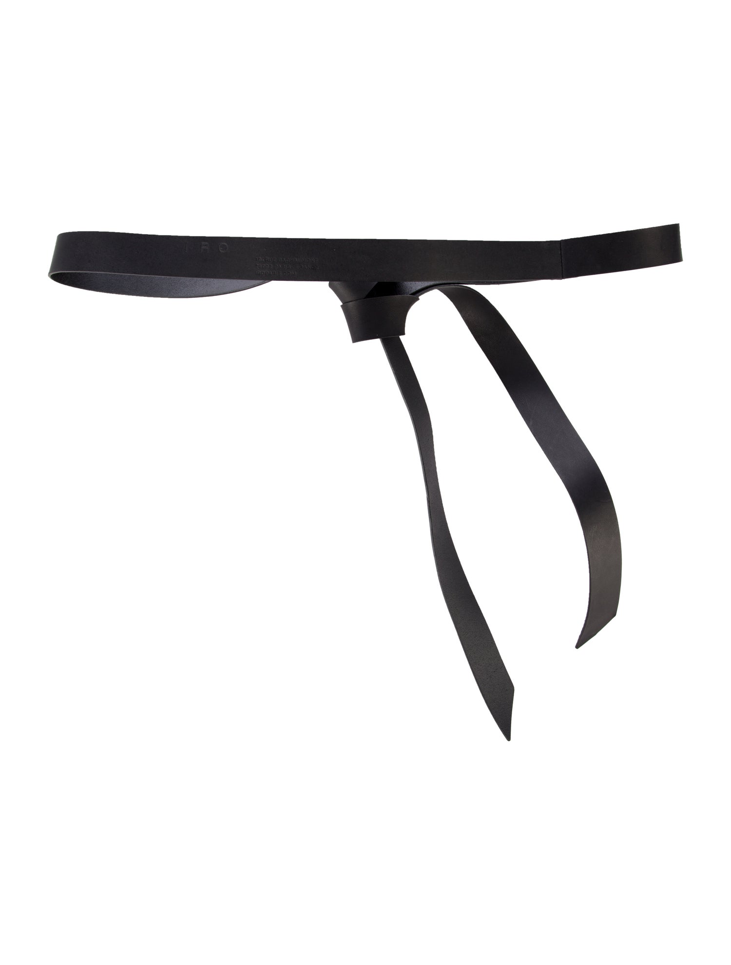 Iro Skinny Leather Waist Belt w/ Tags