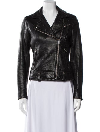 Iro Lamb Leather Biker Jacket