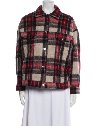 Iro Plaid Print Jacket