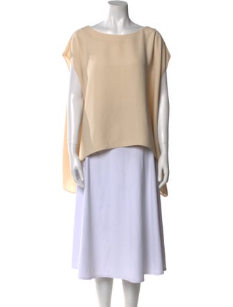 Iro Scoop Neck Short Sleeve Top