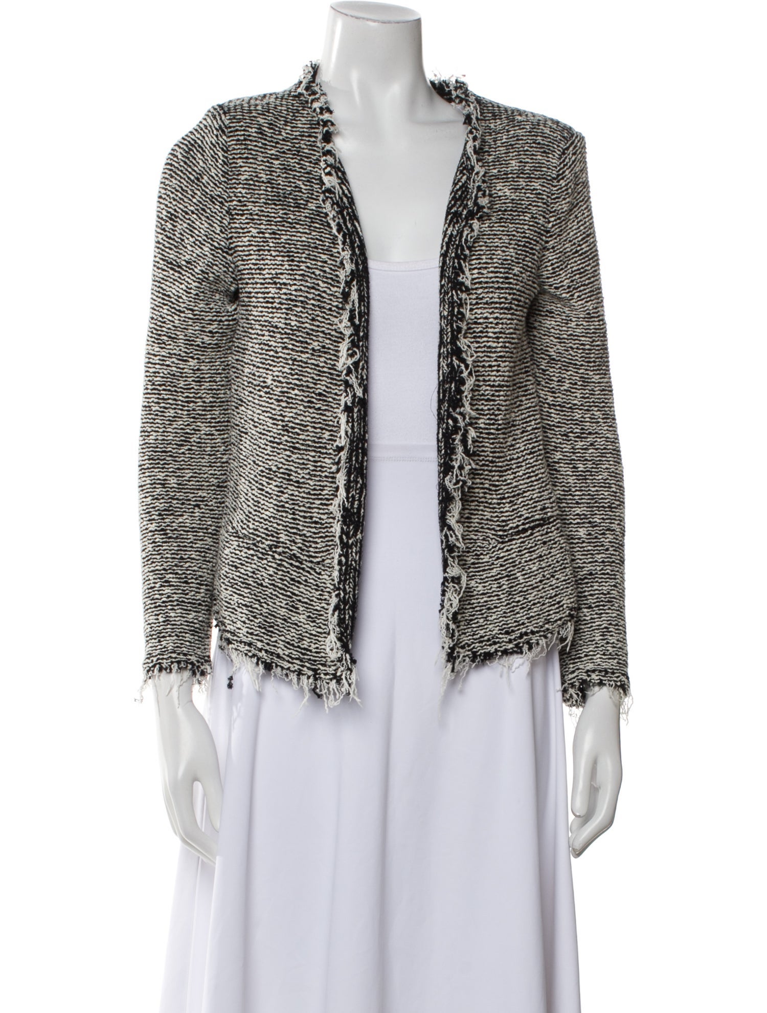 Iro Tweed Pattern Evening Jacket