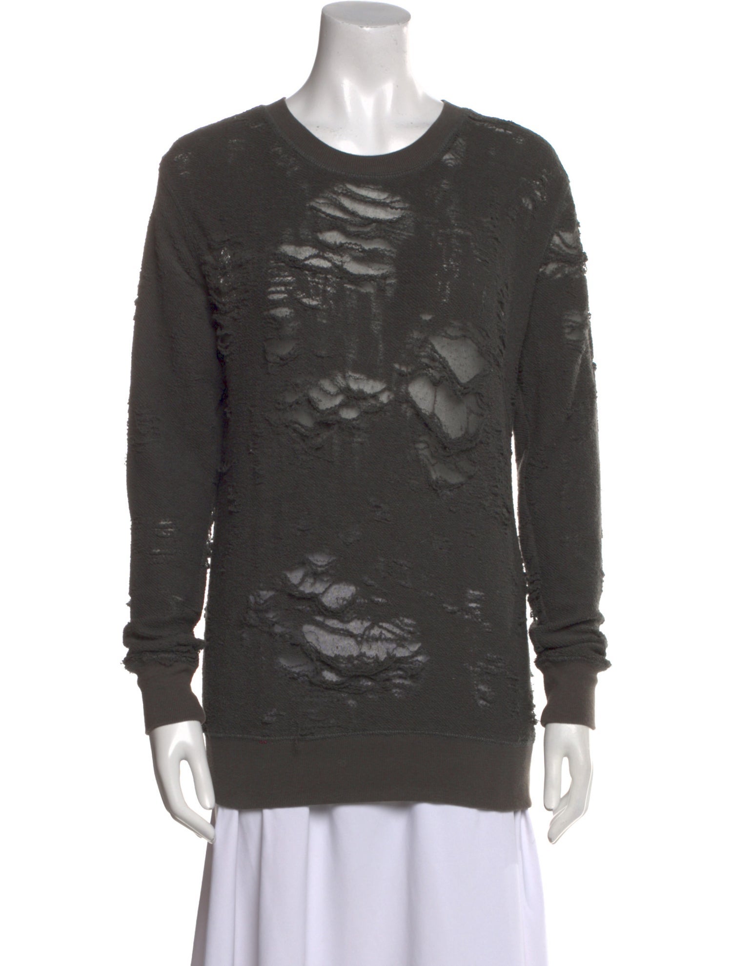 Iro Scoop Neck Long Sleeve Sweatshirt