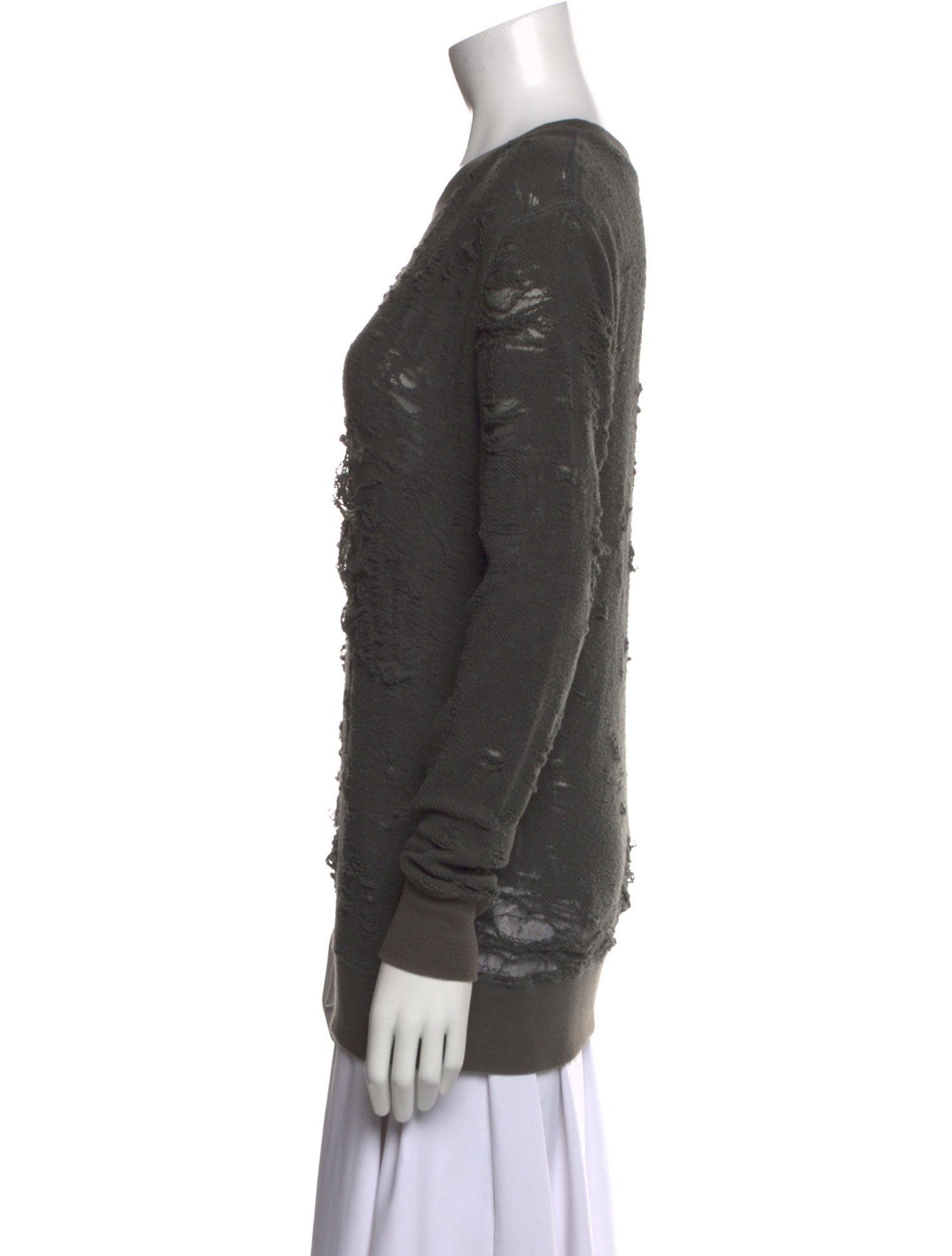 Iro Scoop Neck Long Sleeve Sweatshirt