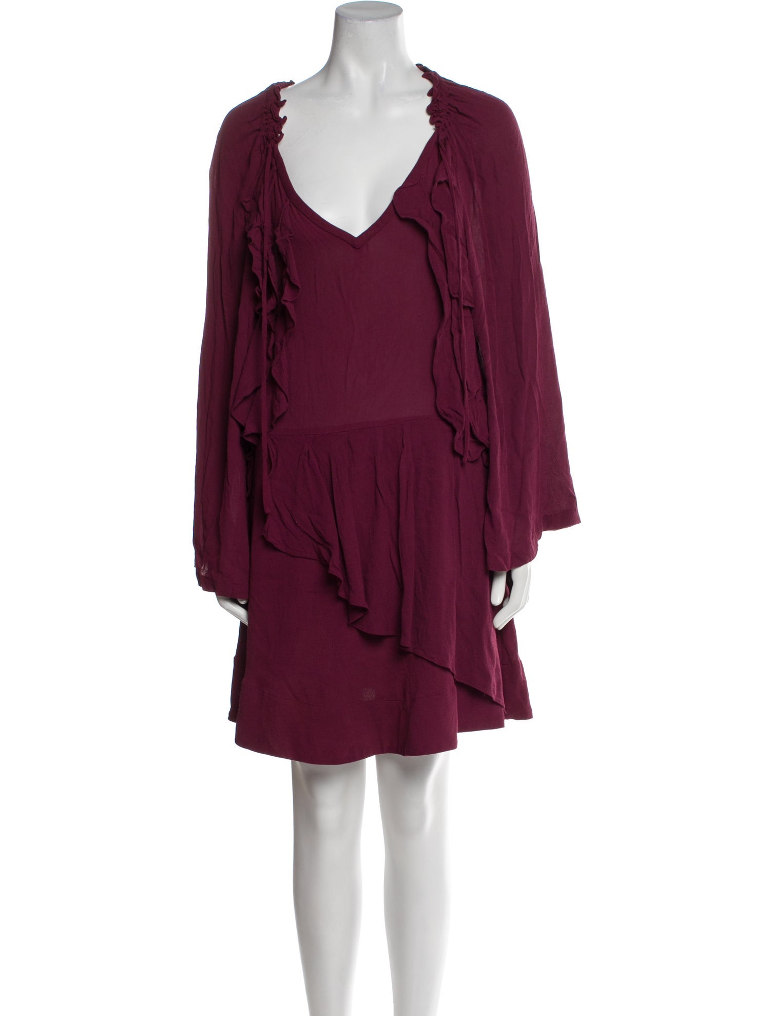 Iro V-Neck Mini Dress