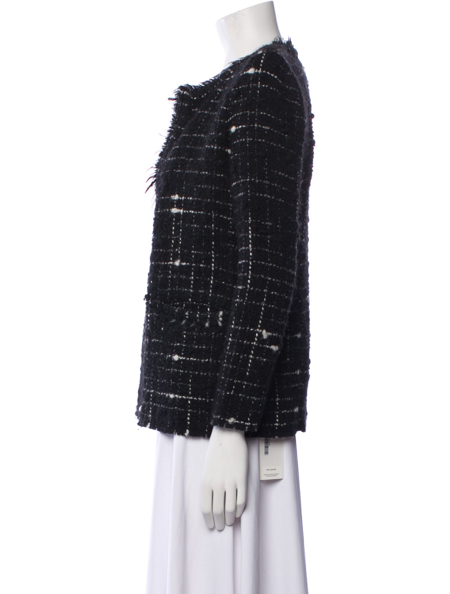 Iro Tweed Pattern Evening Jacket