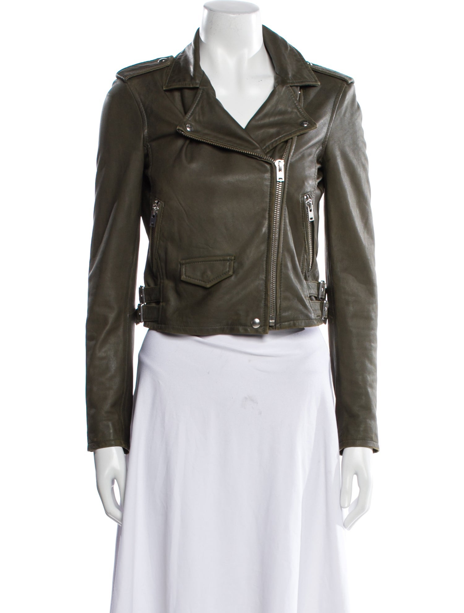 Iro Lamb Leather Biker Jacket
