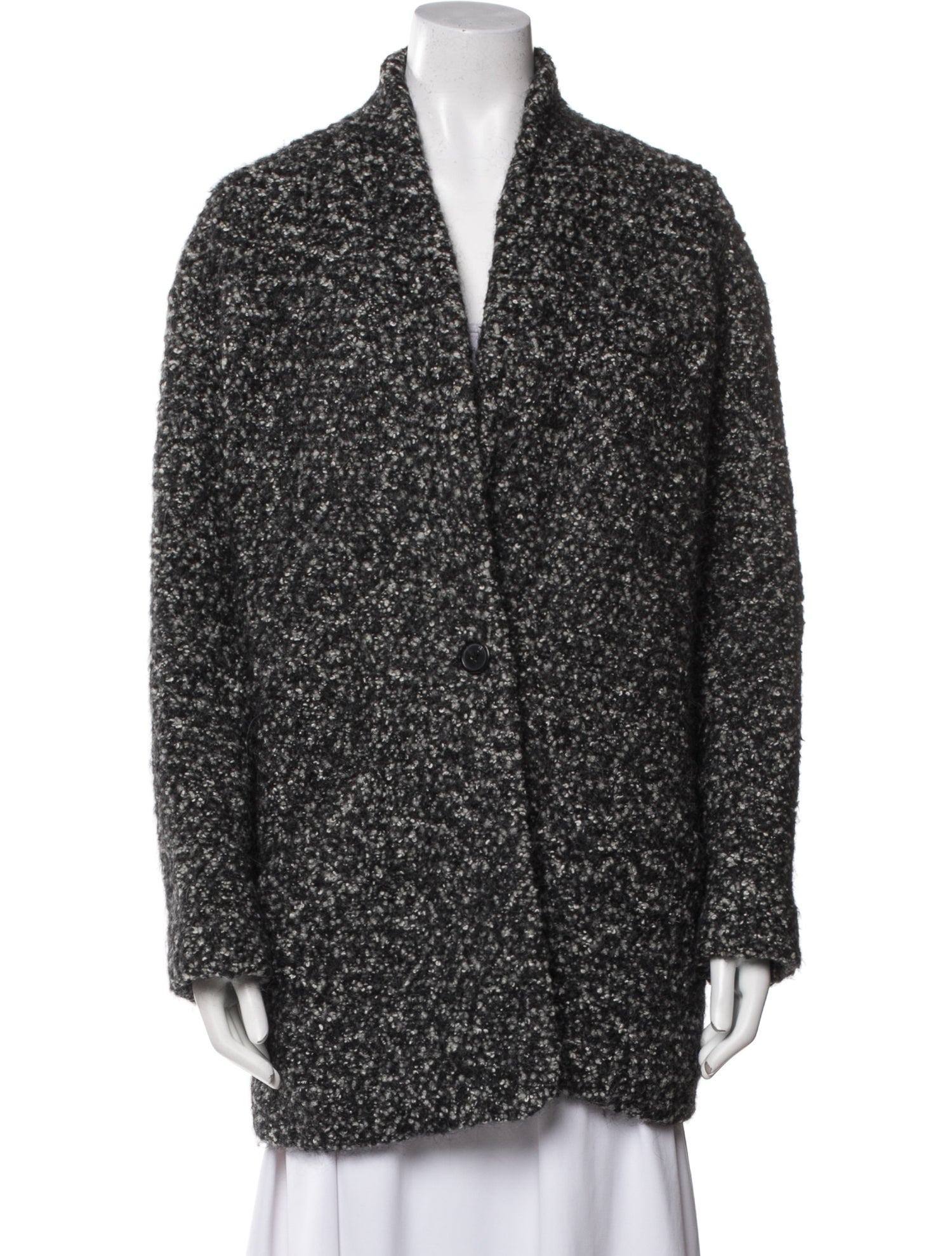 Iro Tweed Pattern Coat