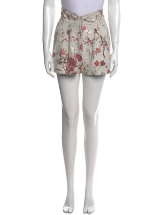 Iro Lamb Leather Mini Shorts