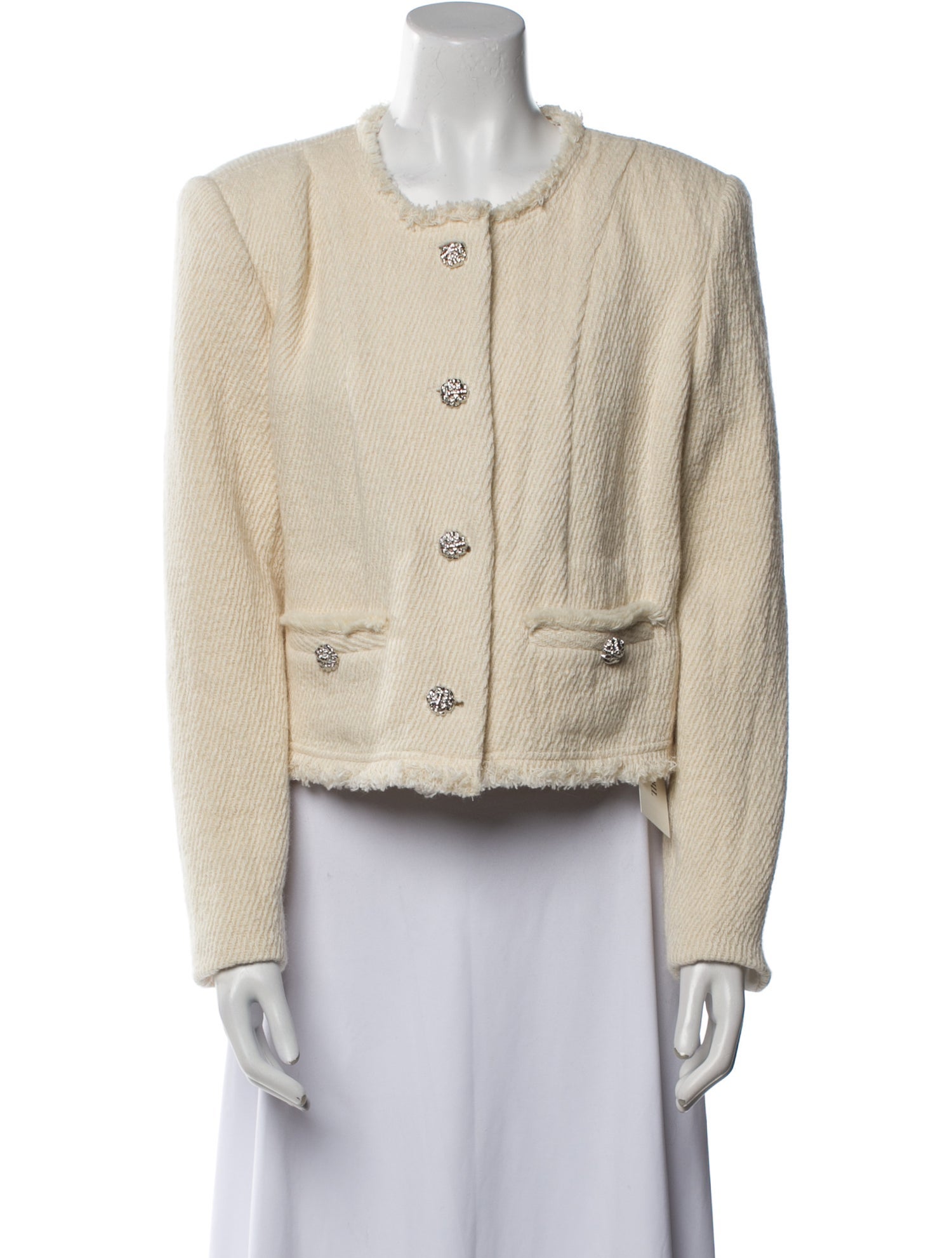 Iro Tweed Pattern Evening Jacket