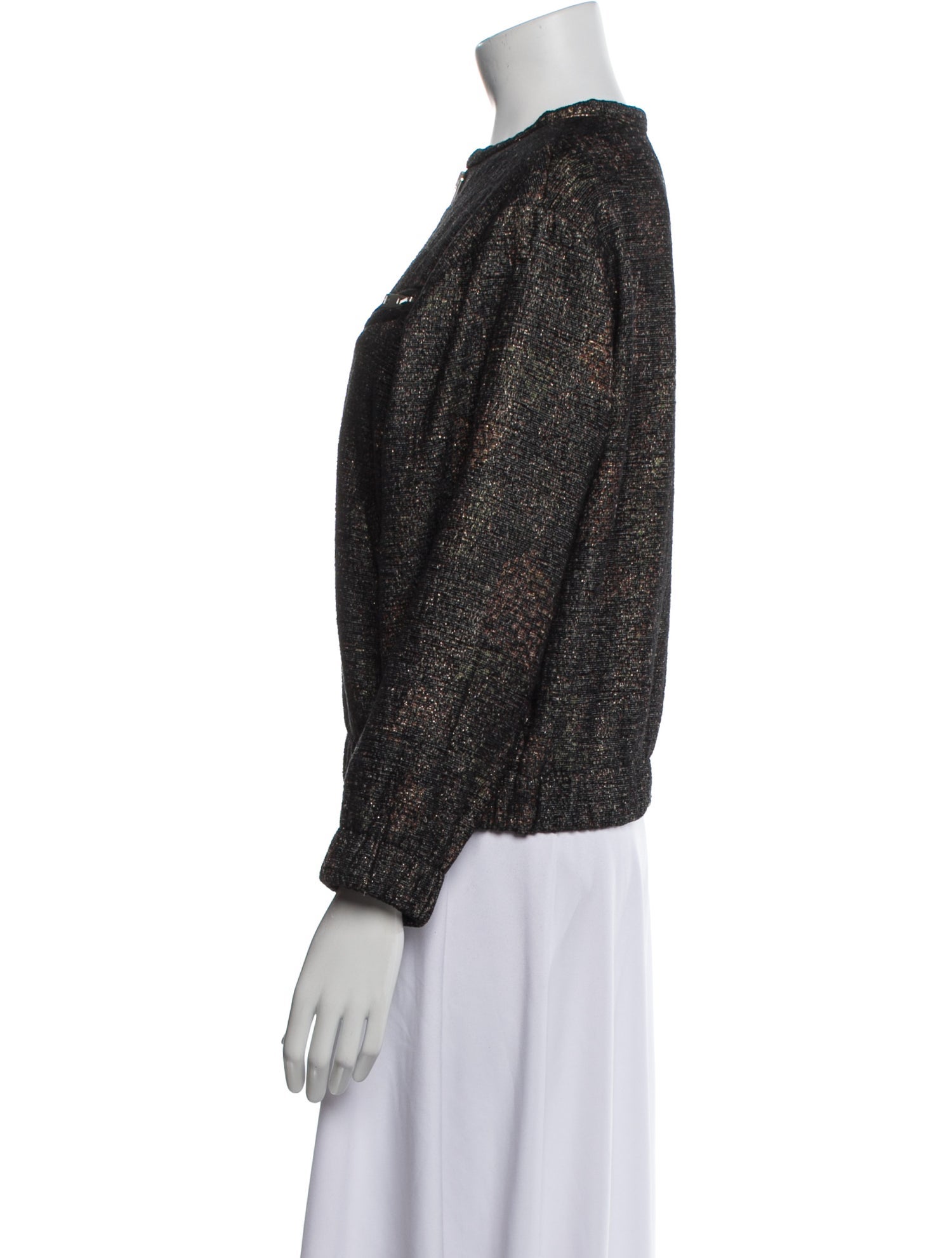 Iro Wool Tweed Pattern Evening Jacket