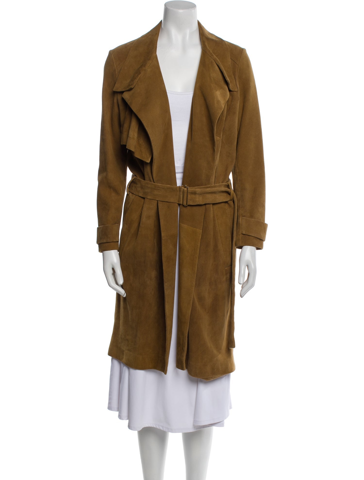 Iro Suede Trench Coat