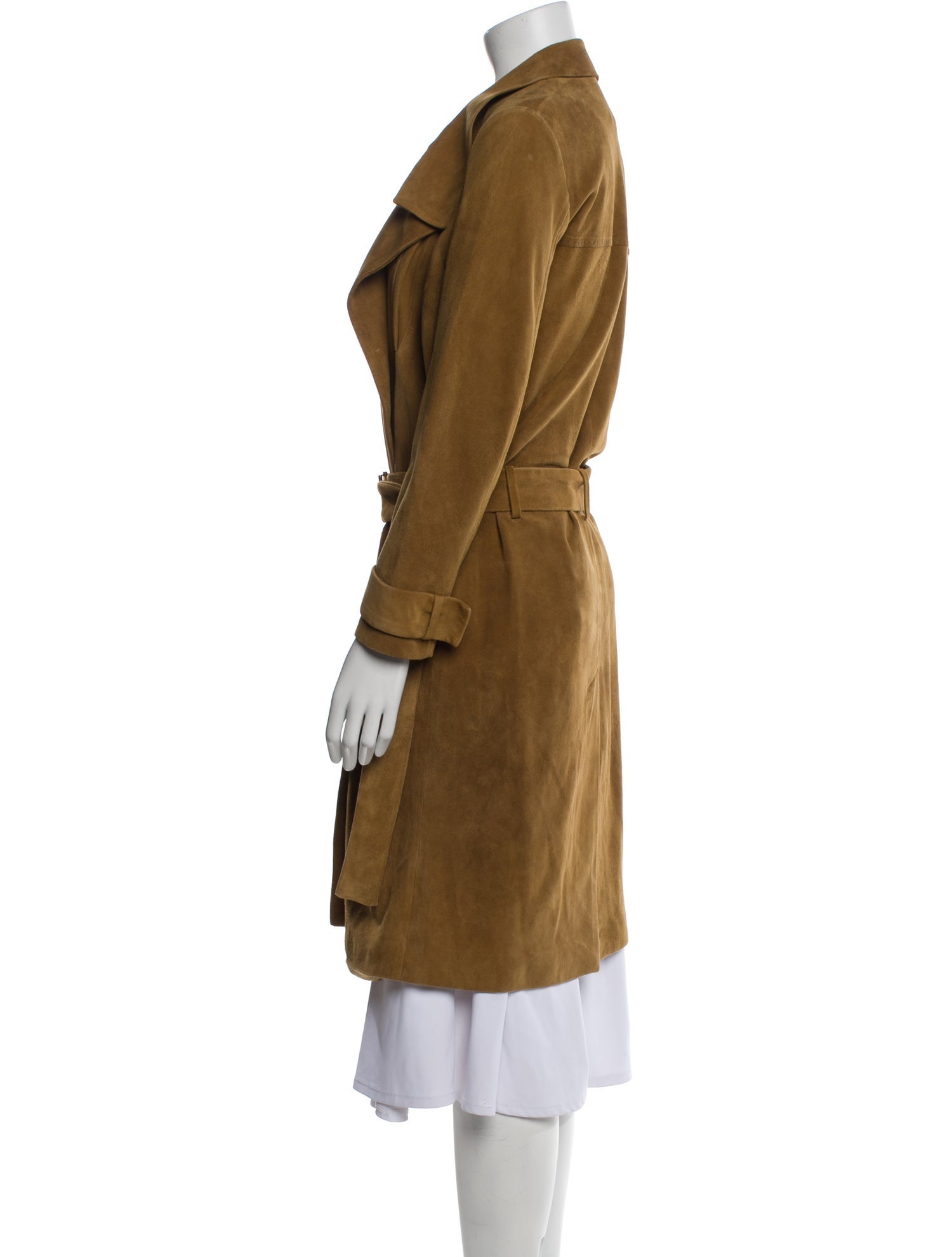 Iro Suede Trench Coat