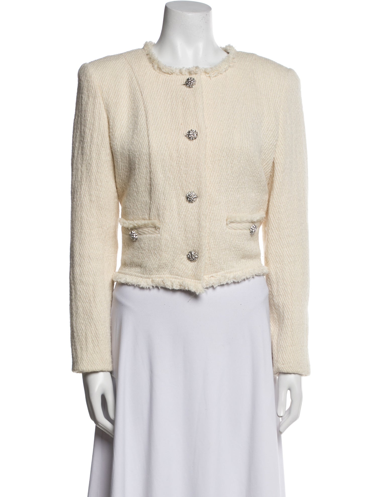 Iro Tweed Pattern Evening Jacket