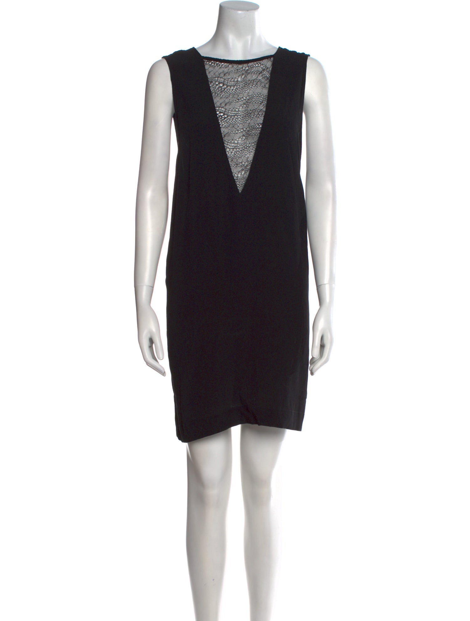 Iro Bateau Neckline Mini Dress