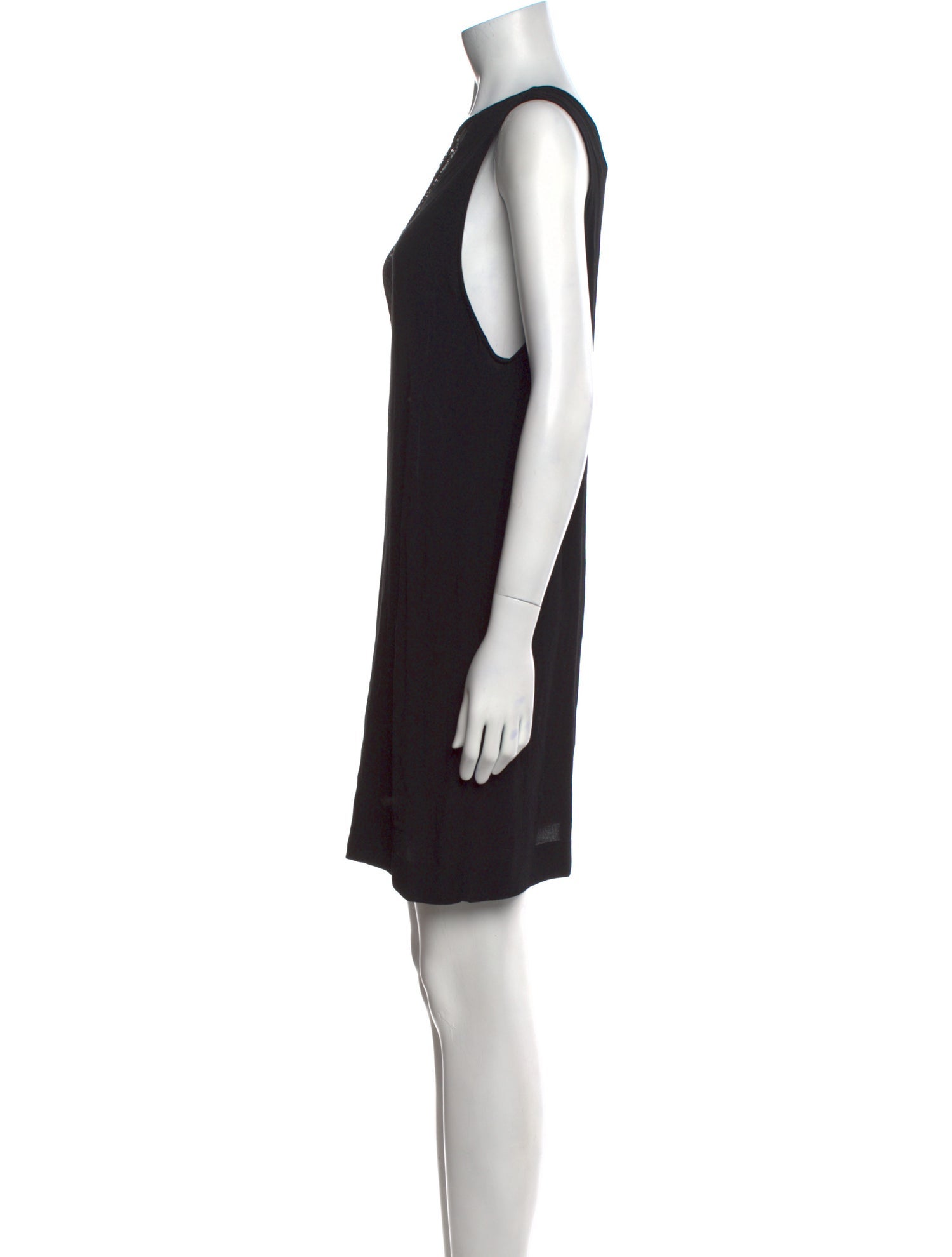 Iro Bateau Neckline Mini Dress