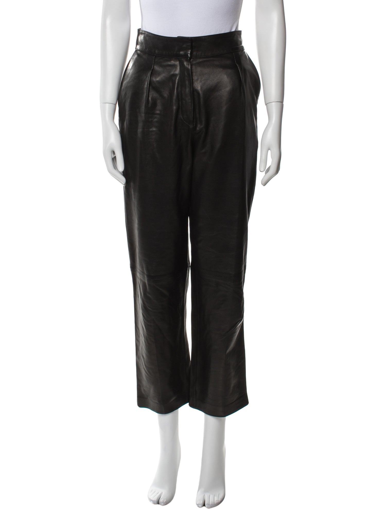 Iro Leather Straight Leg Pants