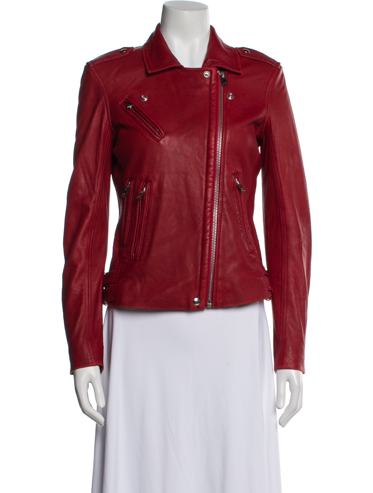 Iro Lamb Leather Biker Jacket