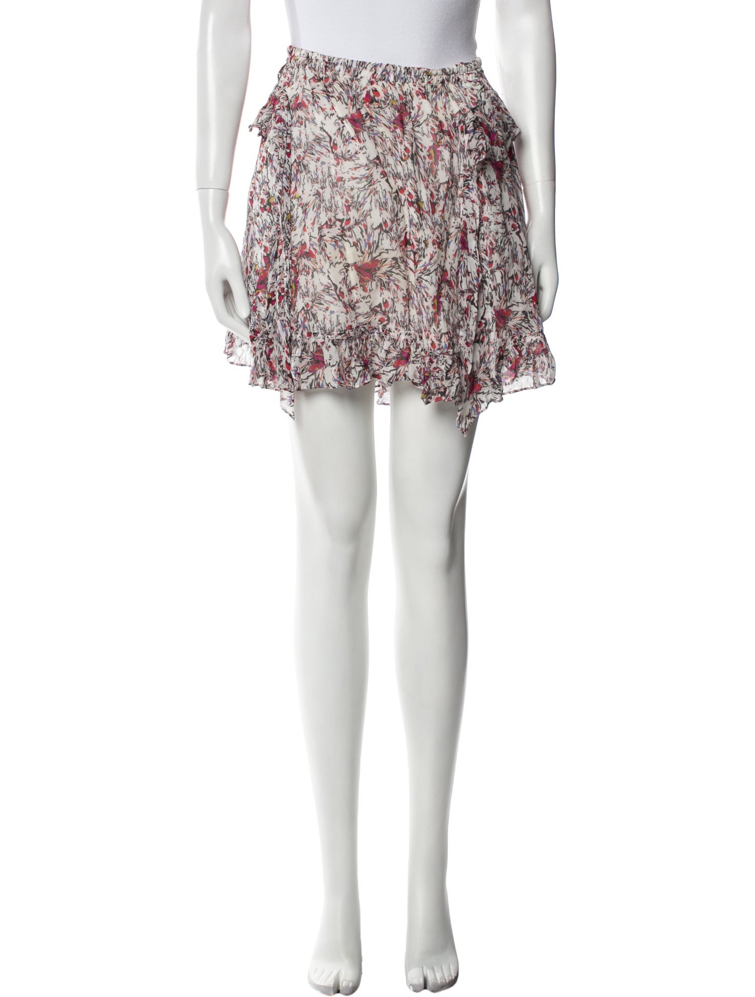 Iro Printed Mini Skirt