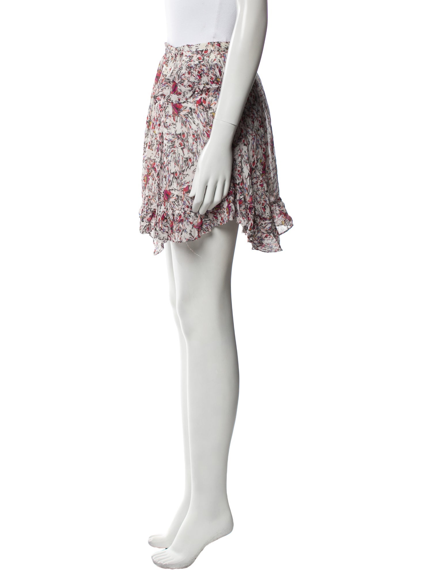 Iro Printed Mini Skirt