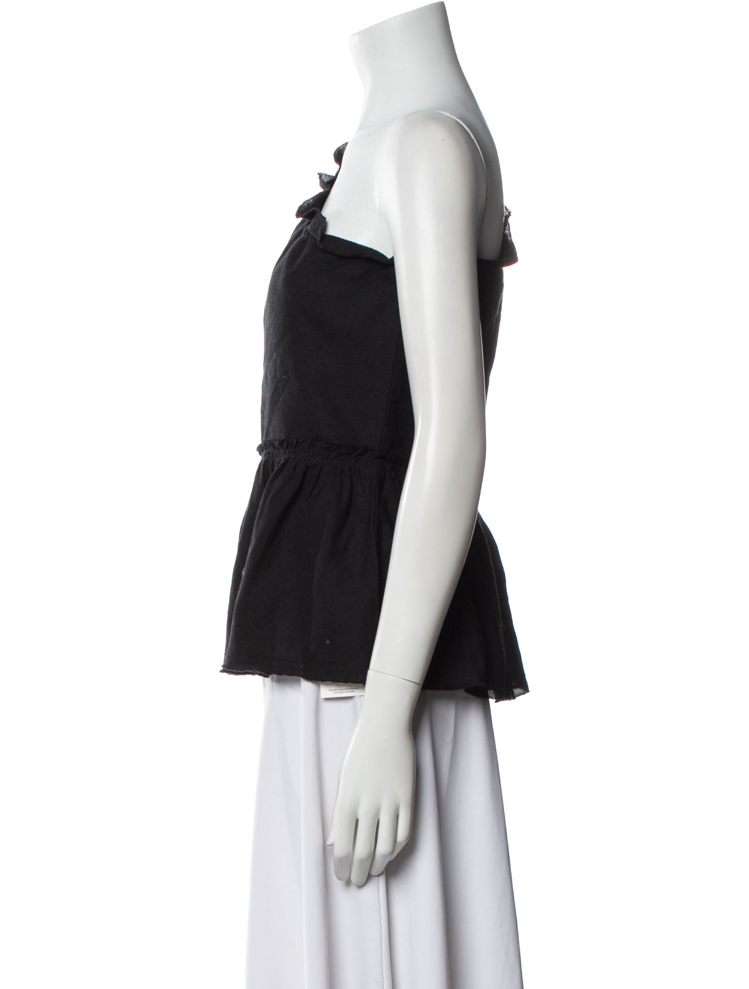 Iro One-Shoulder Short Sleeve Blouse