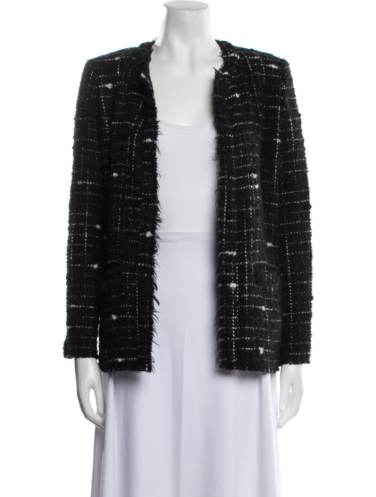 Iro Tweed Pattern Evening Jacket