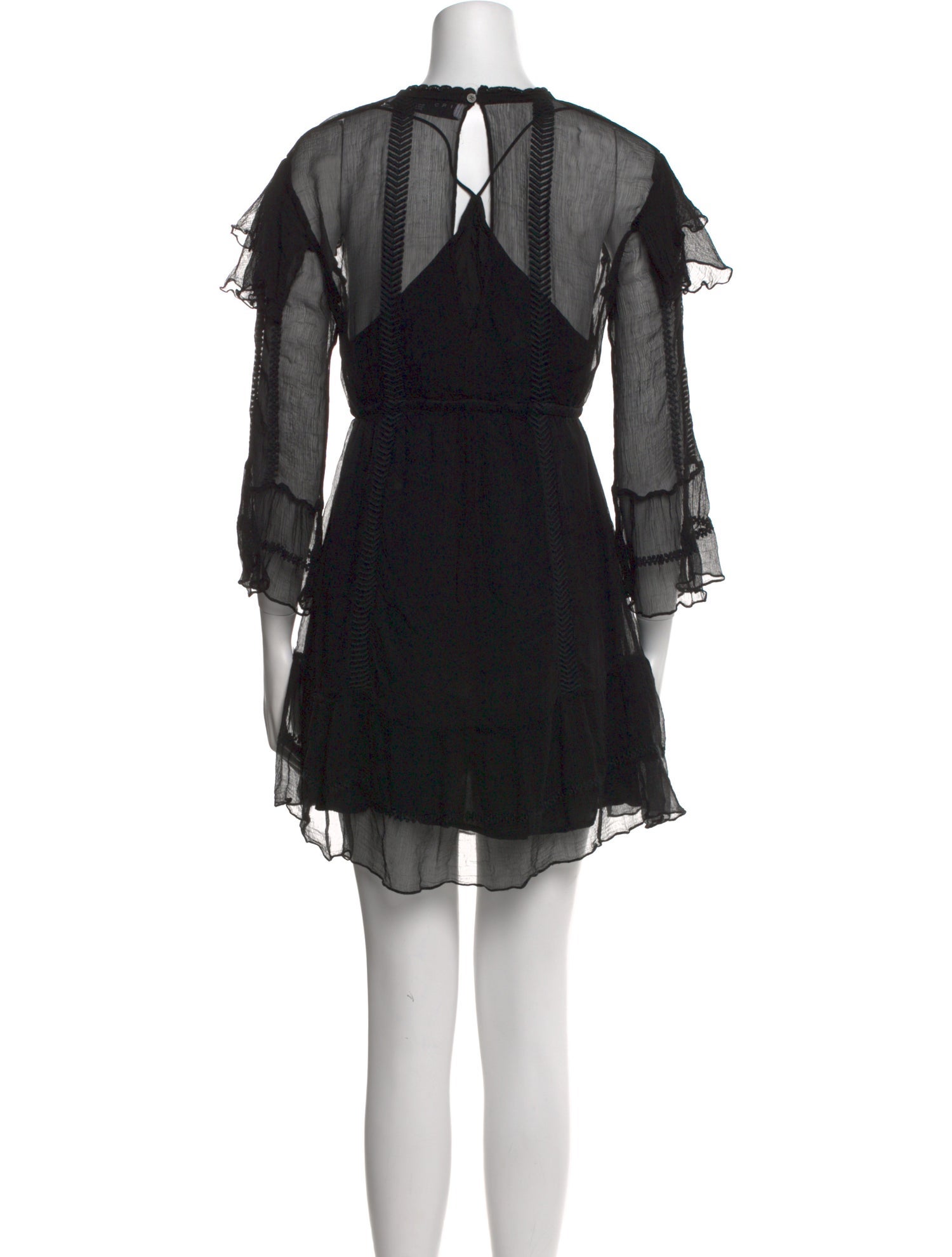 Iro Scoop Neck Mini Dress