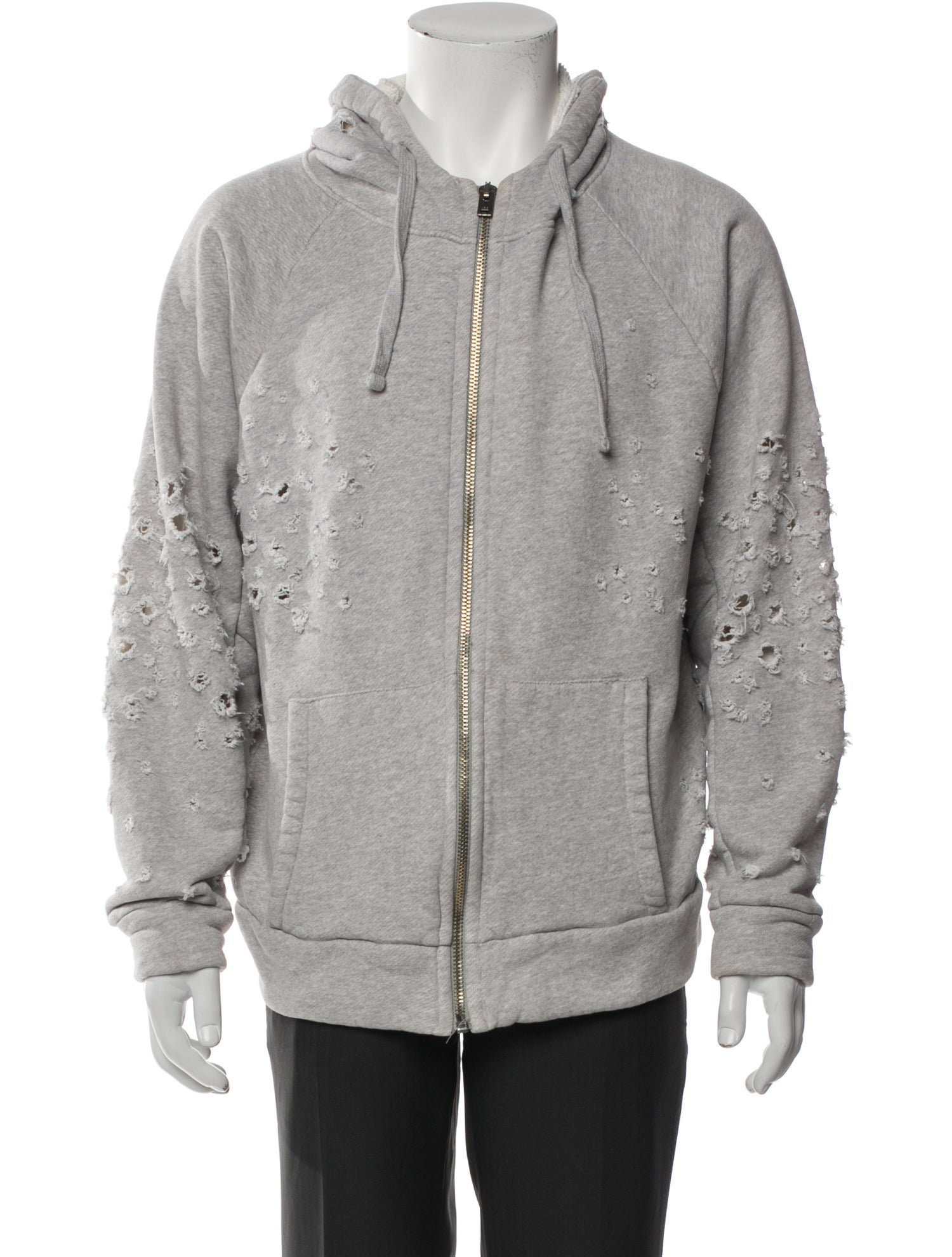 Iro V-Neck Long Sleeve Hoodie